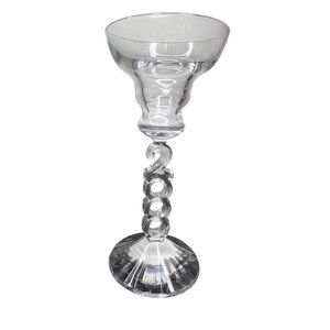VTG Millennium 2000 Crystal Candle Sticks By Cristal D’Arques Durand Y2K